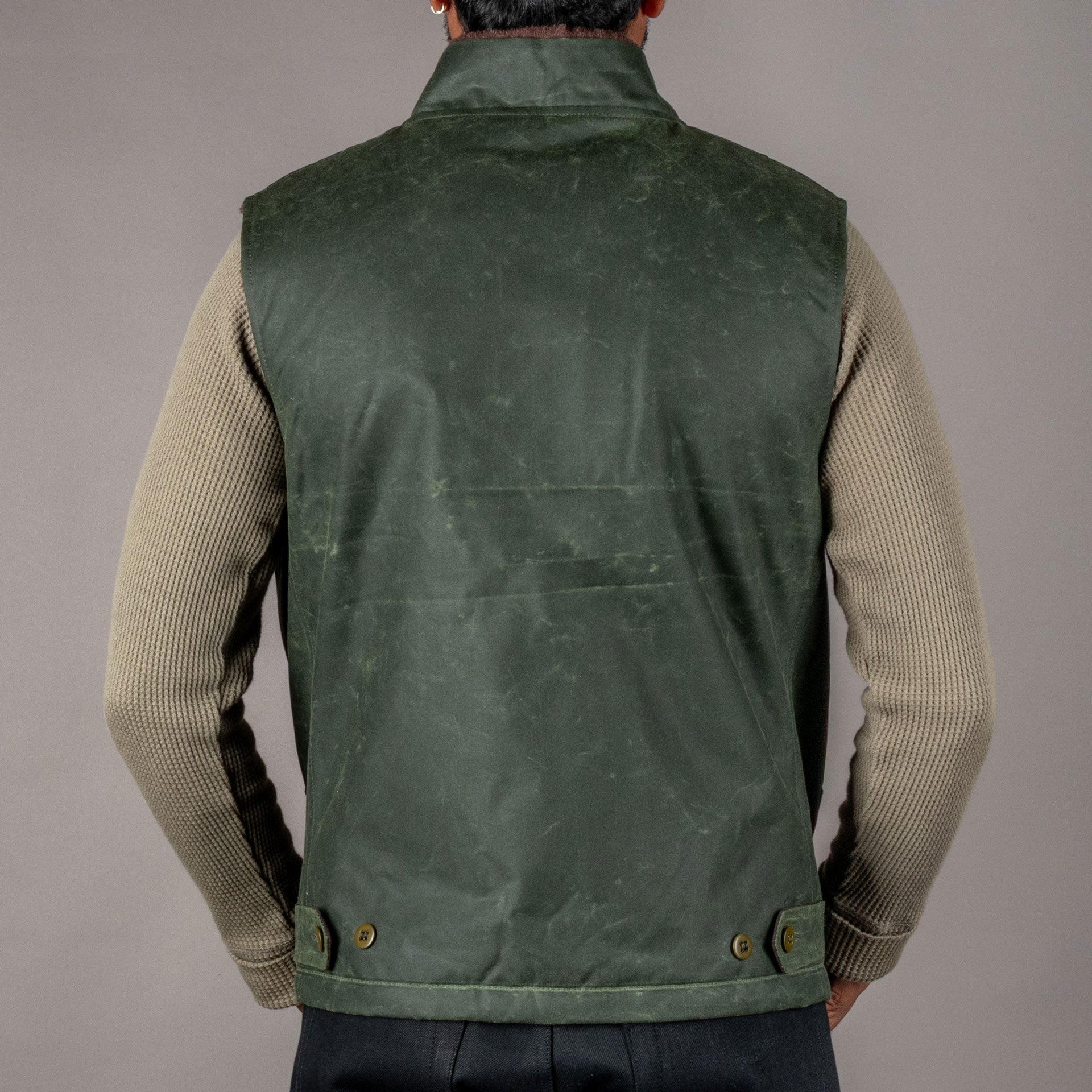 Manifattura CeccarelliMountain vest Wax dark greenVestBritish Parts Lucerne