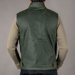 Manifattura CeccarelliMountain vest Wax dark greenVestBritish Parts Lucerne