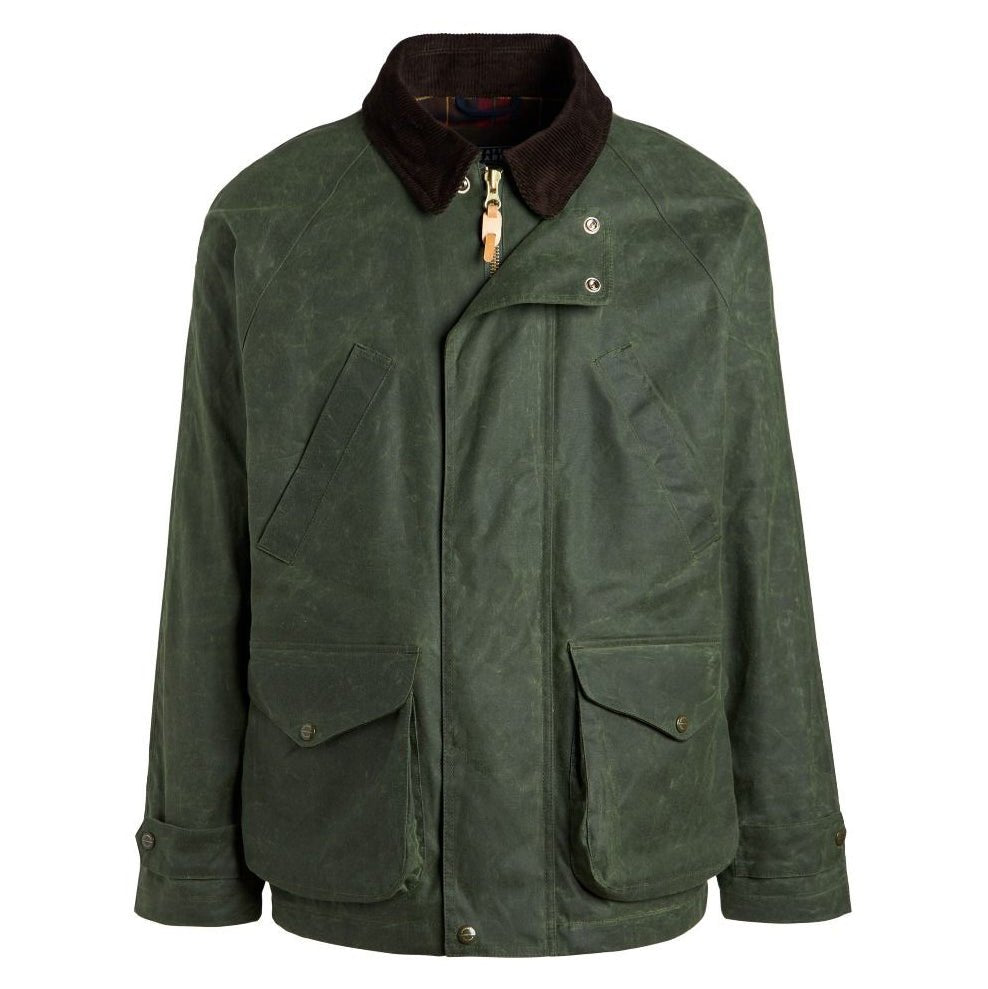 Manifattura CeccarelliRain Caban wax jacket dark greenJacketsBritish Parts Lucerne