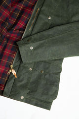 Manifattura CeccarelliRain Caban wax jacket dark greenJacketsBritish Parts Lucerne