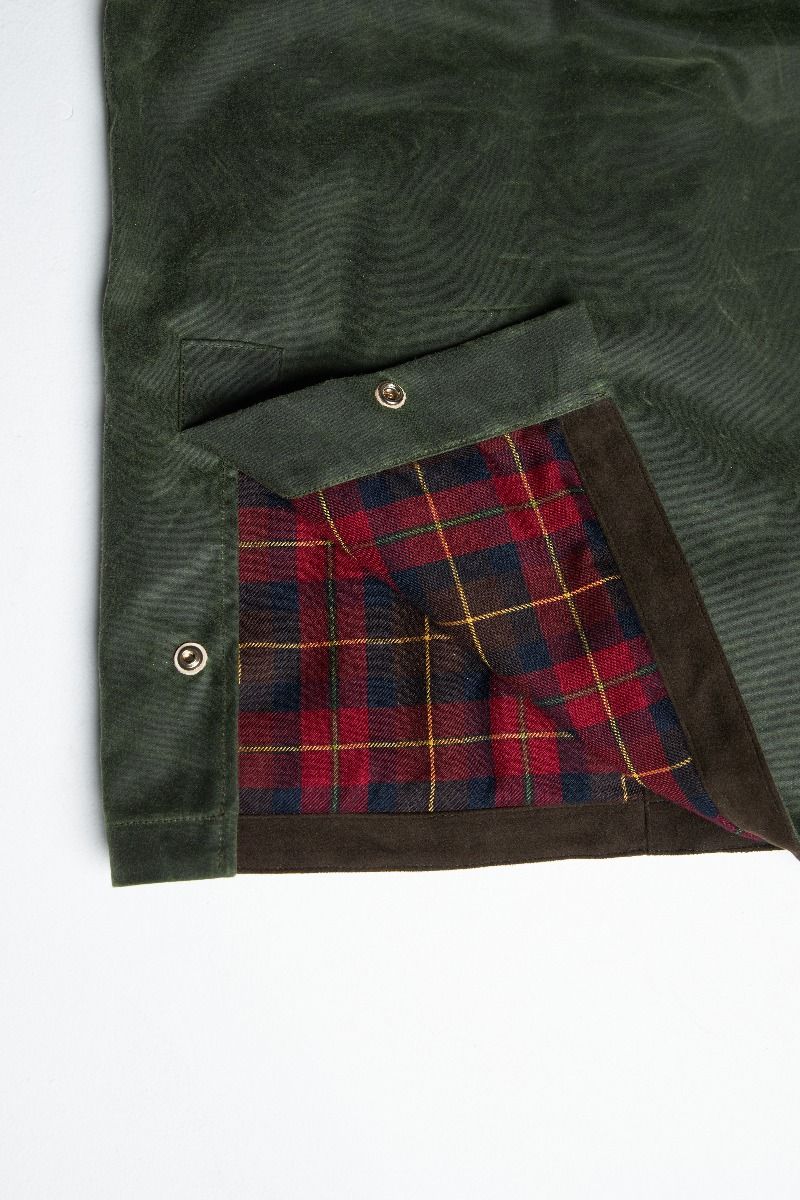 Manifattura CeccarelliRain Caban wax jacket dark greenJacketsBritish Parts Lucerne