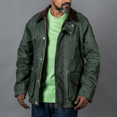 Manifattura CeccarelliRain Caban wax jacket dark greenJacketsBritish Parts Lucerne