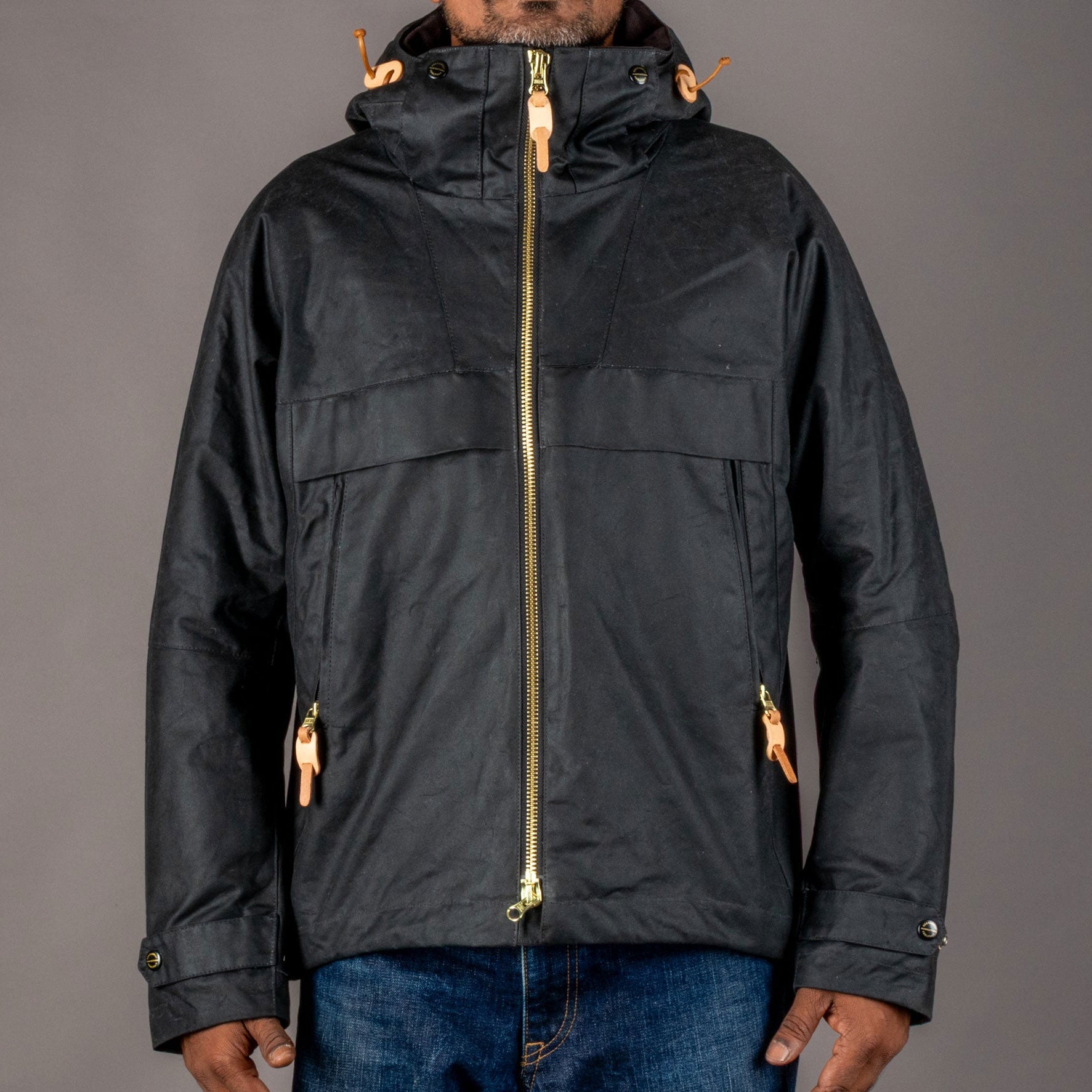 Manifattura CeccarelliTrekking wax jacket blackJacketsBritish Parts Lucerne