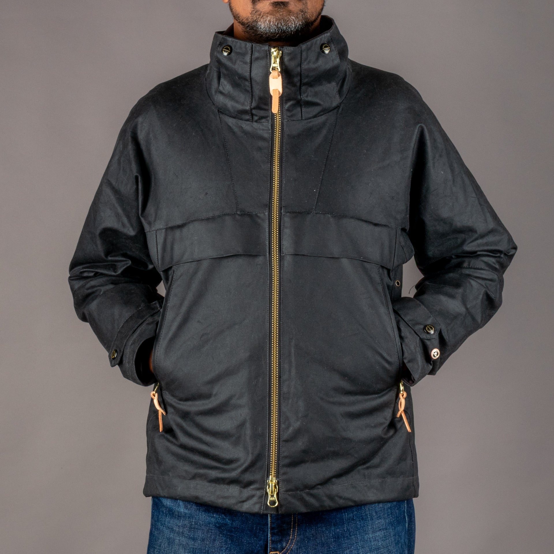 Manifattura CeccarelliTrekking wax jacket blackJacketsBritish Parts Lucerne