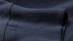 Merz b. Schwanen206 Button placket shirt ink blueHenleyBritish Parts Lucerne