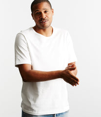 Merz b. SchwanenClassic round neck T-shirt 215 whiteT-shirtBritish Parts Lucerne