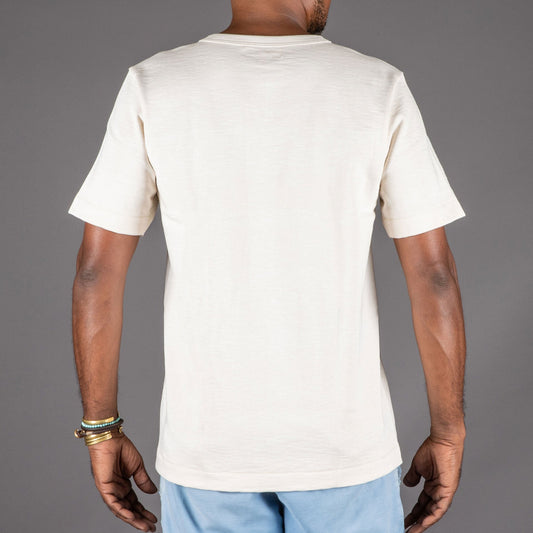 Merz b. SchwanenClassic round neck T-shirt 2S14 Relaxed Fit naturalT-shirtBritish Parts Lucerne