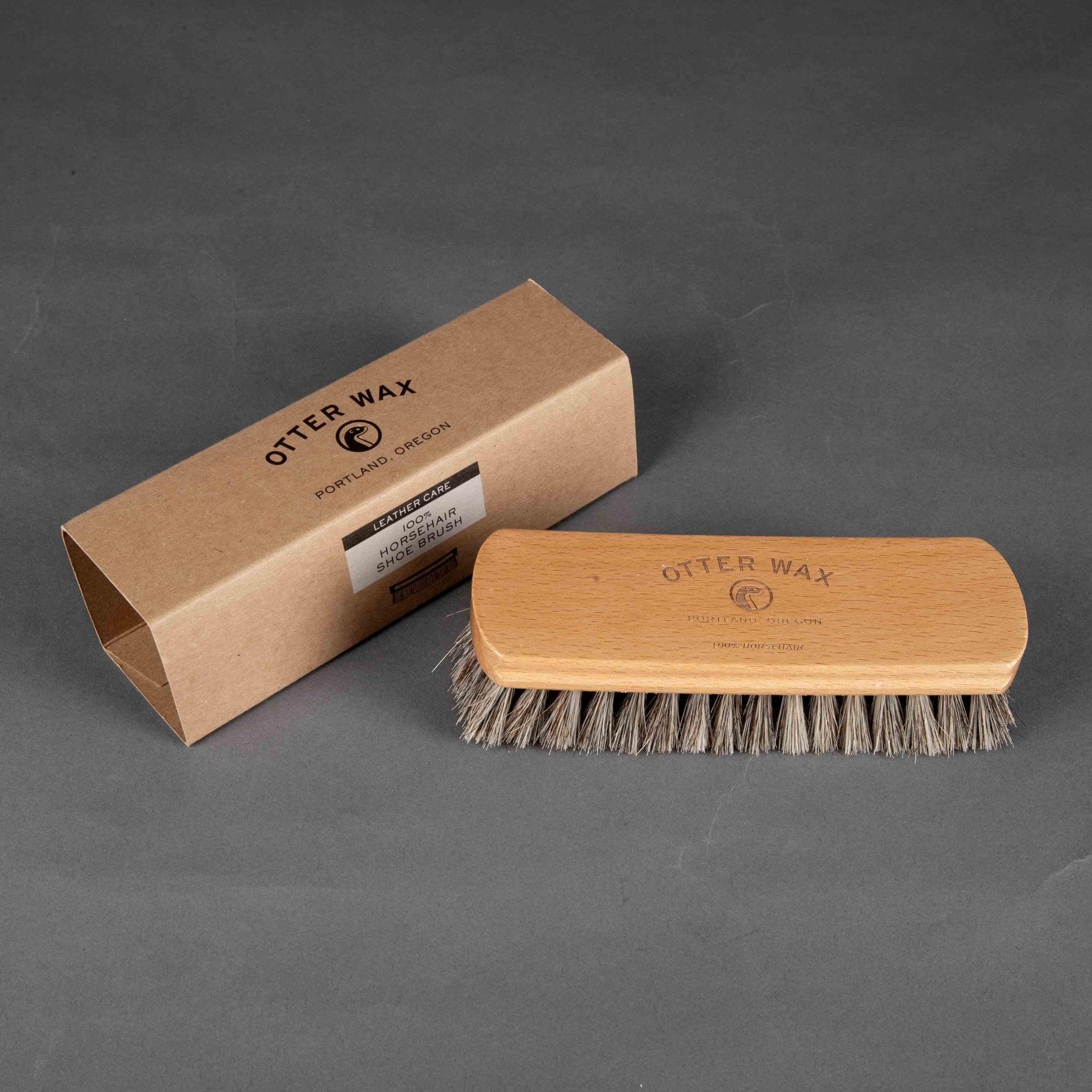 Otter WaxPremium Shoe Brush HorsehairBritish Parts Lucerne