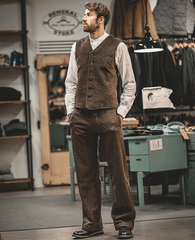 Pike Brothers1905 Hauler Vest Upland BrownVestsBritish Parts Lucerne