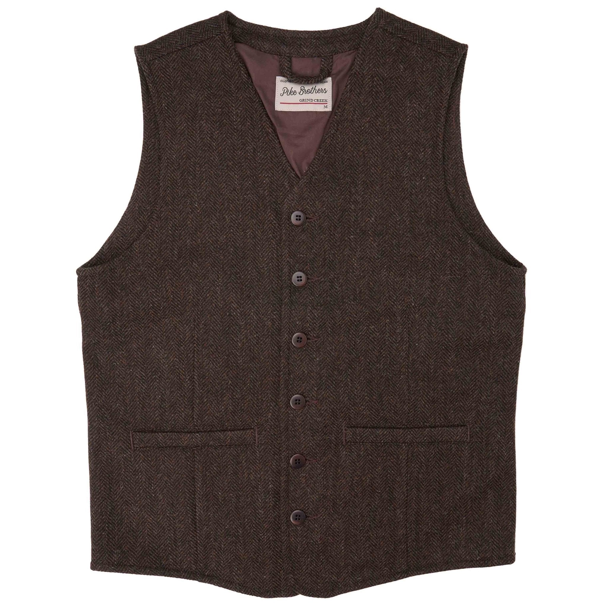 Pike Brothers1905 Hauler Vest Upland BrownVestsBritish Parts Lucerne