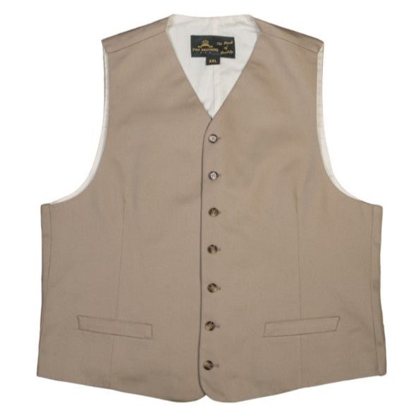 Pike Brothers1923 Buccaneer Vest Cav. Twill BeigeVestBritish Parts Lucerne