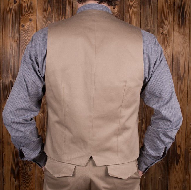 Pike Brothers1923 Buccaneer Vest Cav. Twill BeigeVestBritish Parts Lucerne