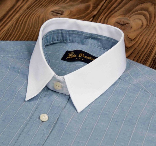 Pike Brothers1923 Buccanoy Collar Starched WhiteShirtBritish Parts Lucerne