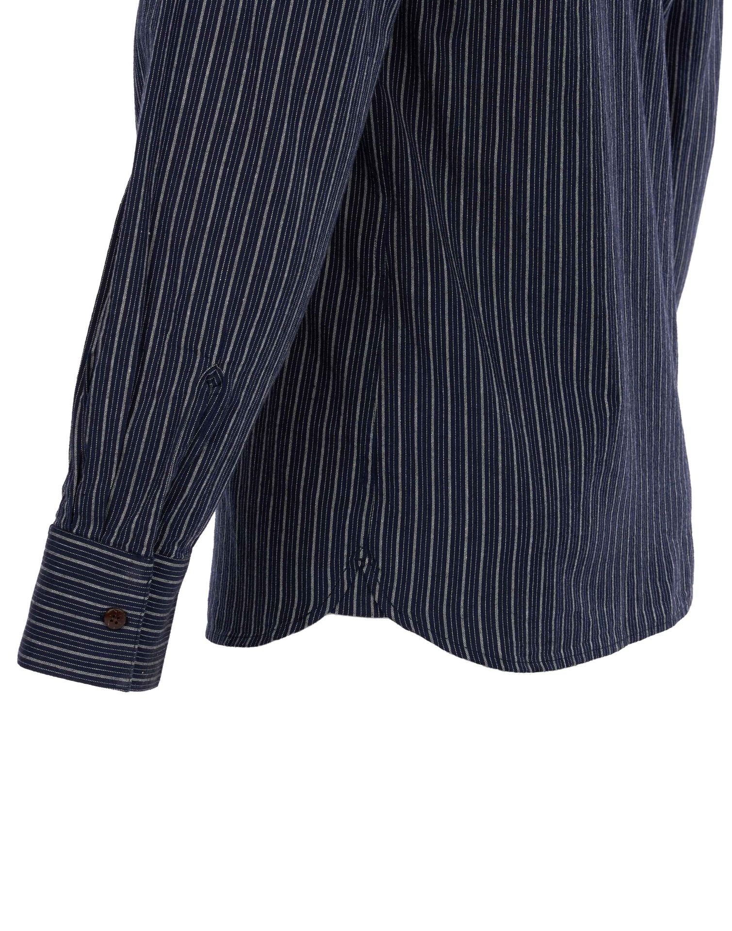 Pike Brothers1923 Buccanoy Shirt Beaumont blueShirtBritish Parts Lucerne