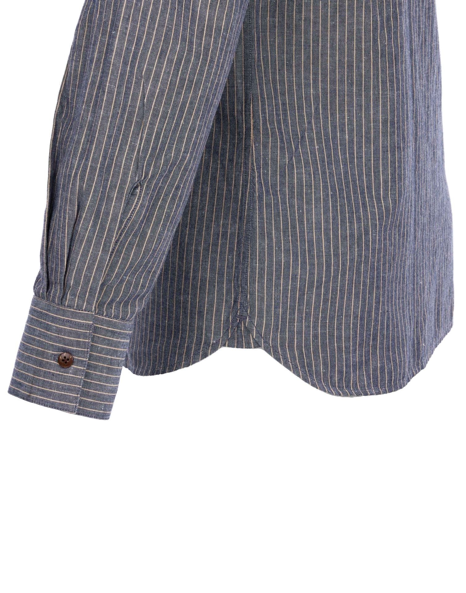 Pike Brothers1923 Buccanoy Shirt Brisbane BlueShirtBritish Parts Lucerne