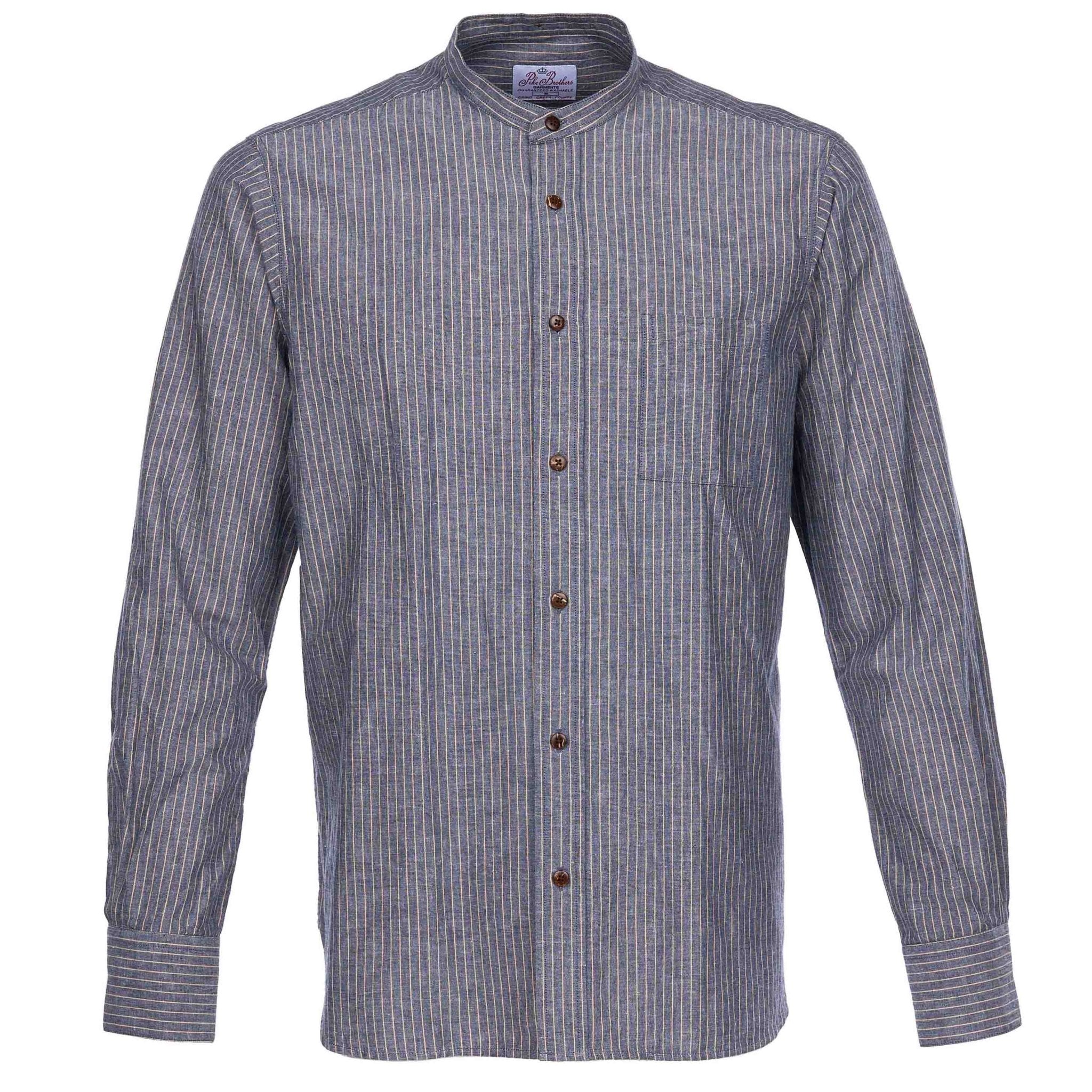 Pike Brothers1923 Buccanoy Shirt Brisbane BlueShirtBritish Parts Lucerne