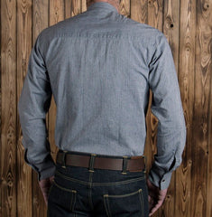 Pike Brothers1923 Buccanoy Shirt Grey StripedShirtBritish Parts Lucerne