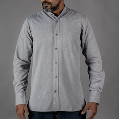 Pike Brothers1923 Buccanoy Shirt Grey StripedShirtBritish Parts Lucerne