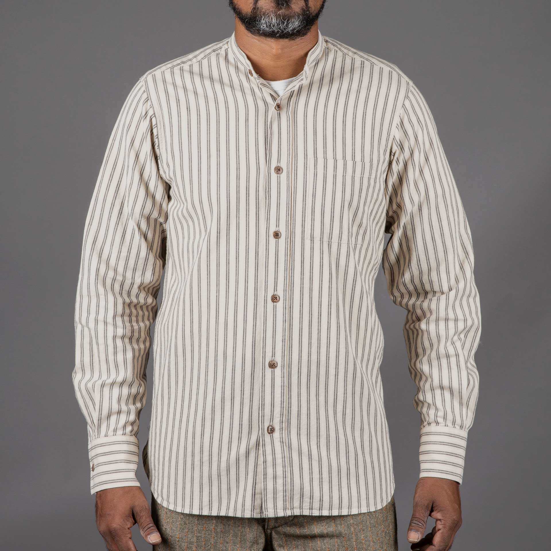 Pike Brothers1923 Buccanoy Shirt Iwaki GreyShirtBritish Parts Lucerne