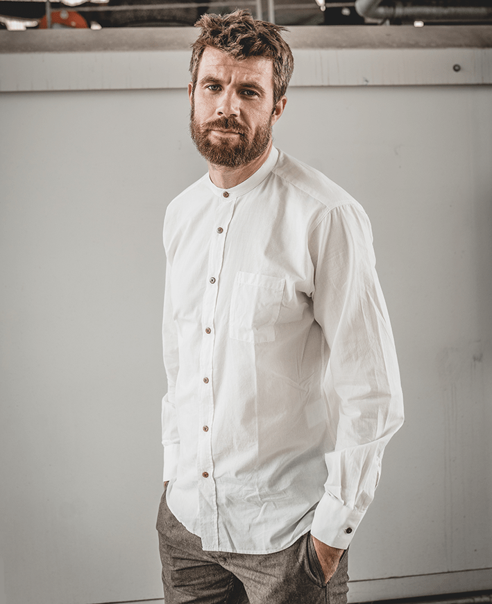 Pike Brothers1923 Buccanoy Shirt Linen EcruShirtBritish Parts Lucerne