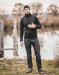 Pike Brothers1923 Turtle Neck Sweater dark navyPulloverBritish Parts Lucerne