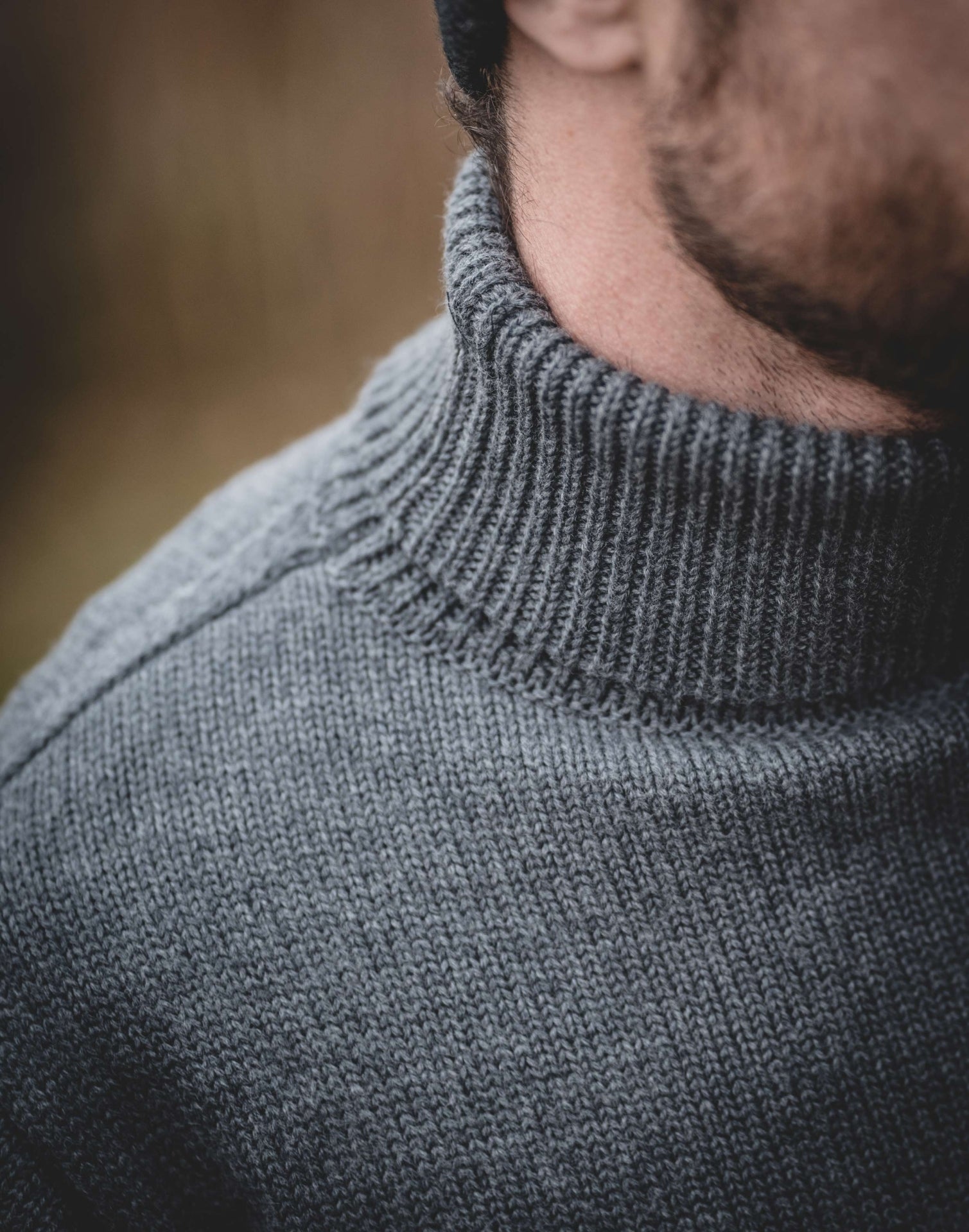 Pike Brothers1923 Turtle Neck Sweater grayPulloverBritish Parts Lucerne