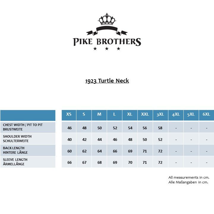 Pike Brothers1923 Turtle Neck Sweater blackPulloverBritish Parts Lucerne