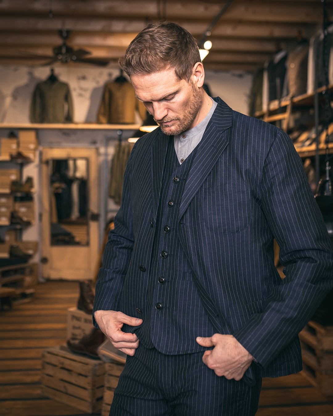 Pike Brothers1927 Harvester Jacket Chicago BlueJacketsBritish Parts Lucerne