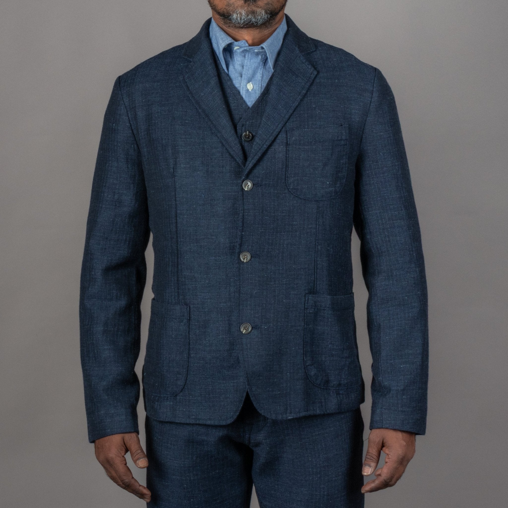 Pike Brothers1927 Harvester Jacket Owen BlueJackenBritish Parts Luzern