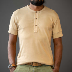Pike Brothers1927 Henley Shirt Short Sleeve Mojave beigeHenleyBritish Parts Lucerne