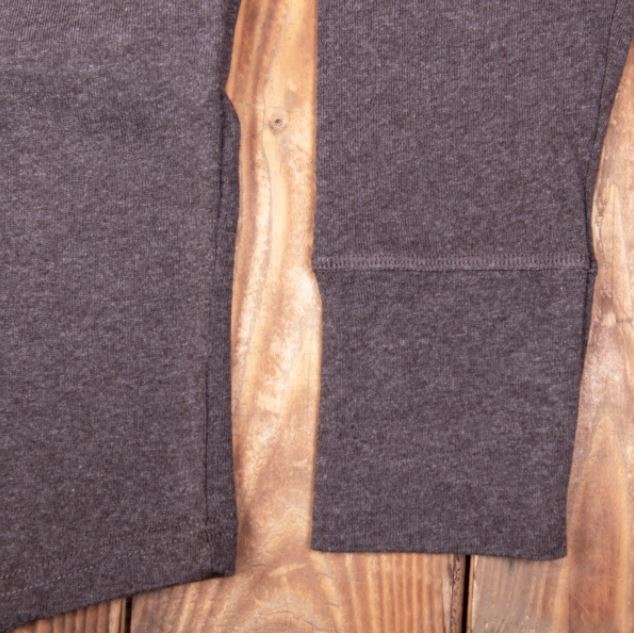 Pike Brothers1927 Henley Shirt long sleeve brown melangeHenleyBritish Parts Lucerne