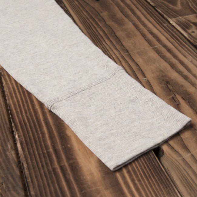 Pike Brothers1927 Henley Shirt long sleeve ecru melangeHenleyBritish Parts Lucerne