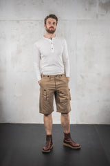 Pike Brothers1927 Henley Shirt long sleeve ecruHenleyBritish Parts Lucerne