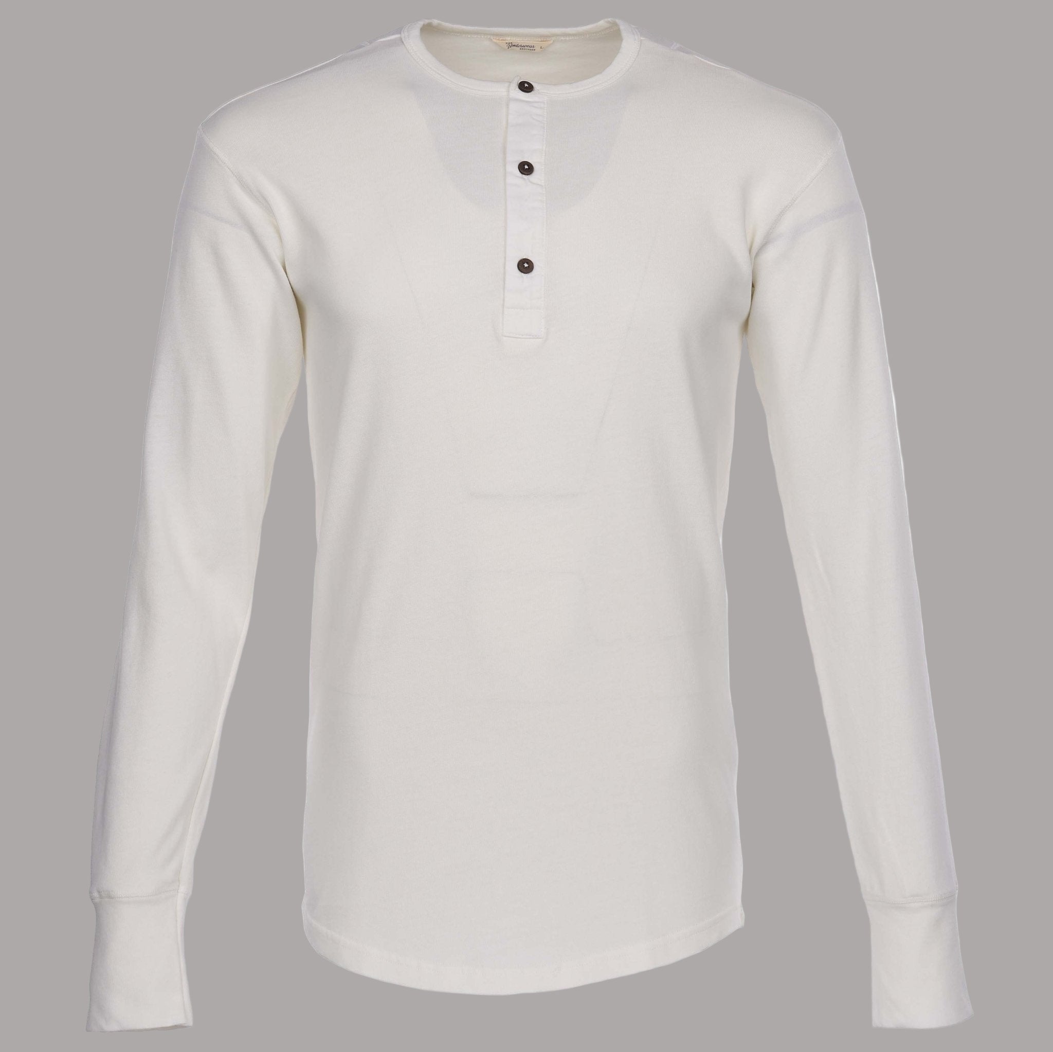 Pike Brothers1927 Henley Shirt long sleeve ecruHenleyBritish Parts Lucerne