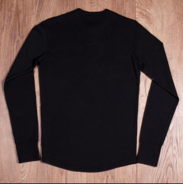 Pike Brothers1927 Henley Shirt long sleeve faded blackHenleyBritish Parts Lucerne