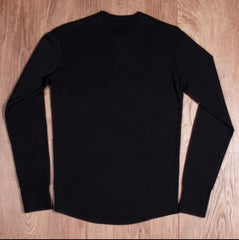 Pike Brothers1927 Henley Shirt long sleeve faded blackHenleyBritish Parts Lucerne