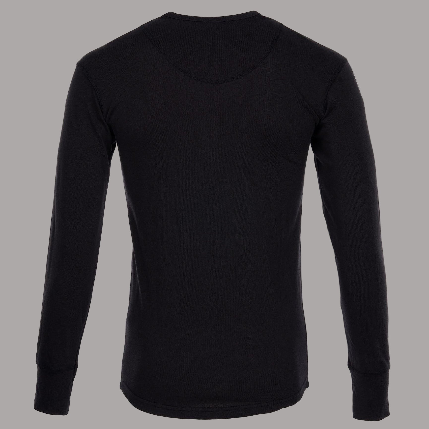 Pike Brothers1927 Henley Shirt long sleeve faded blackHenleyBritish Parts Lucerne