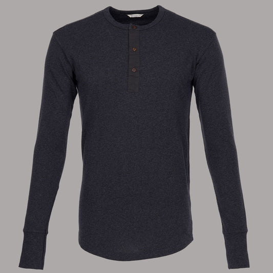 Pike Brothers1927 Henley Shirt long sleeve Iron GreyHenleyBritish Parts Lucerne