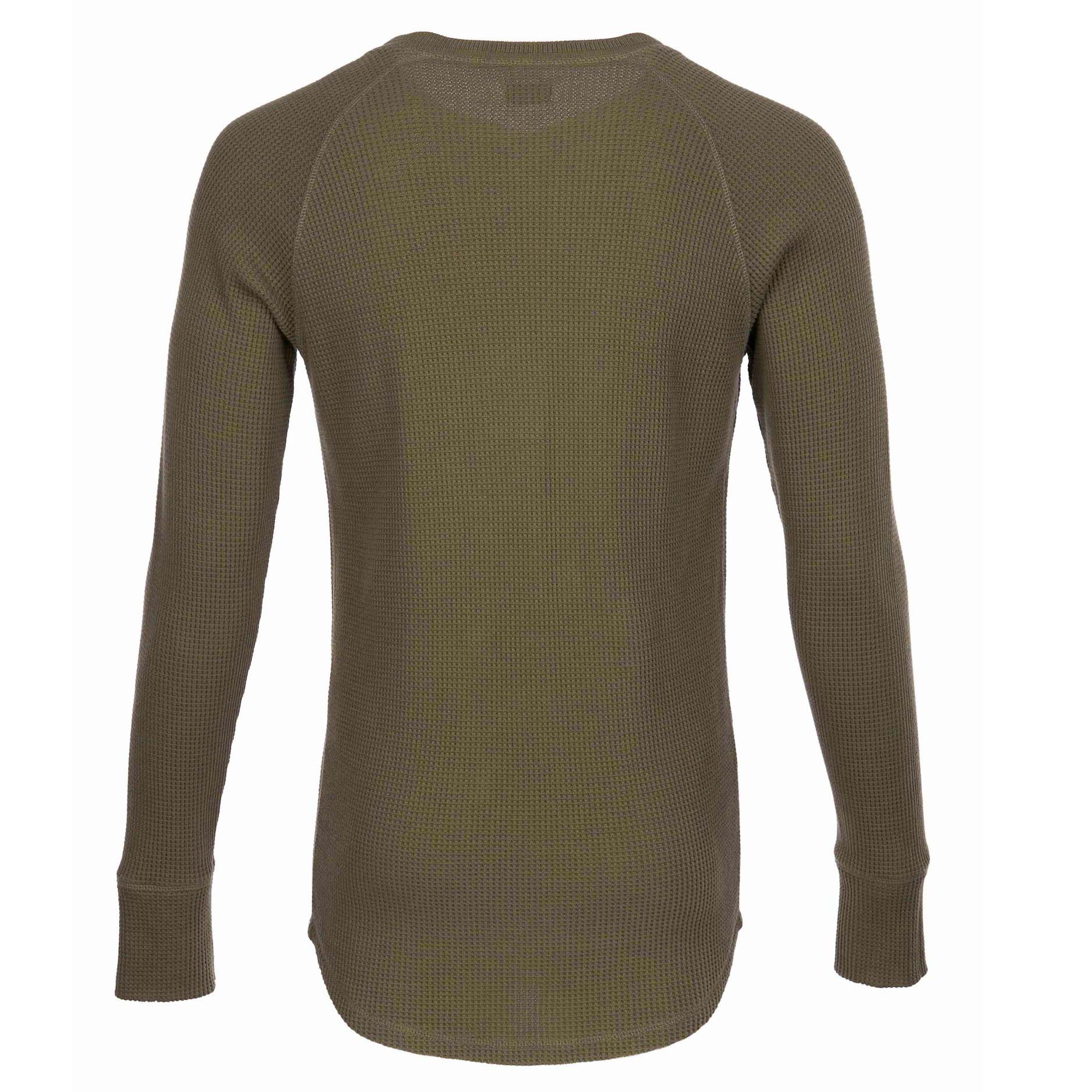 Pike Brothers1936 Waffle Shirt ArmyHenleyBritish Parts Lucerne