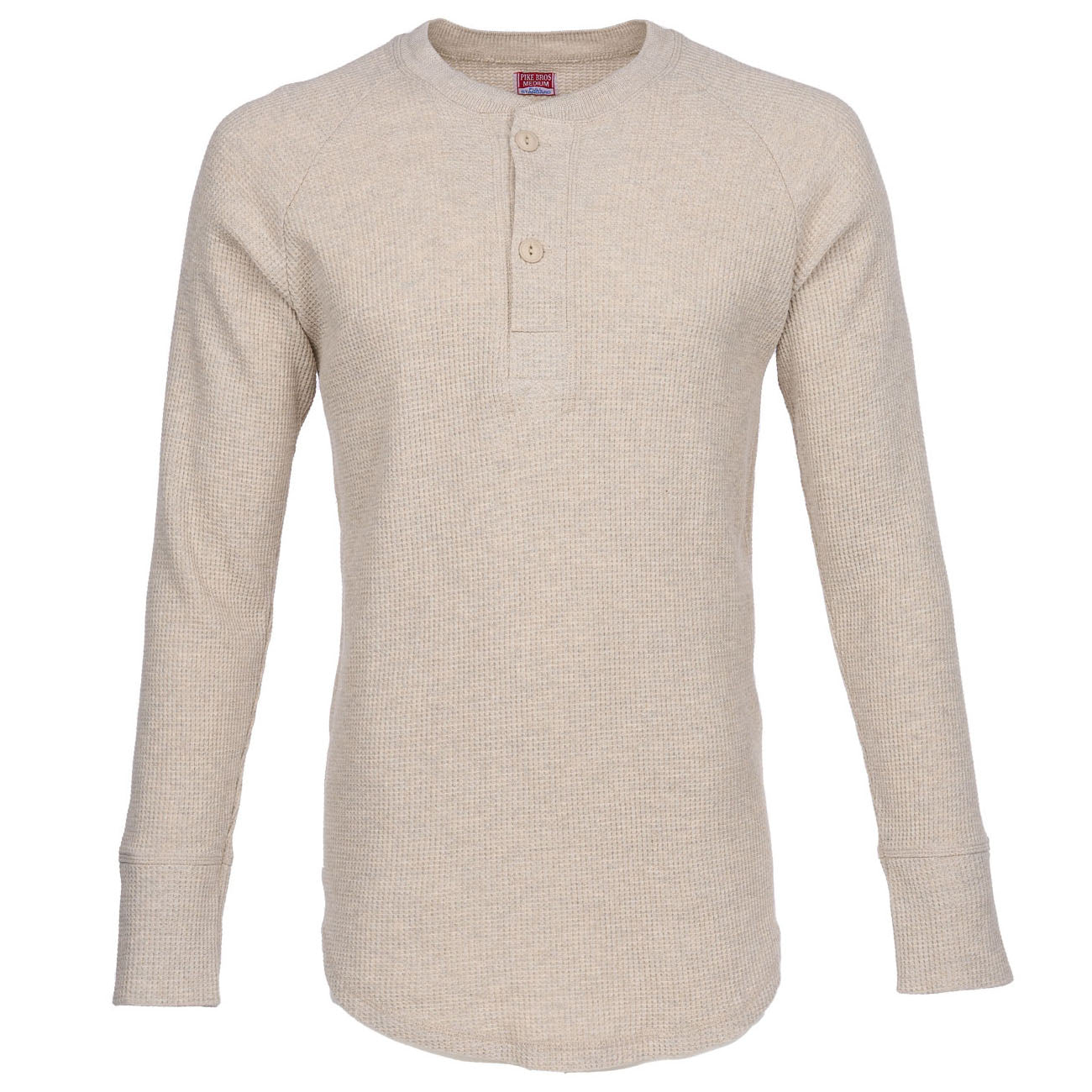 Pike Brothers1936 Waffle Shirt naturalHenleyBritish Parts Lucerne