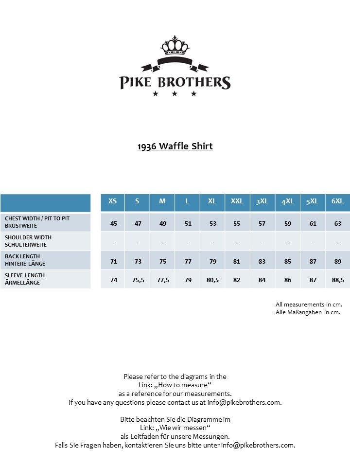 Pike Brothers1936 Waffle Shirt naturalHenleyBritish Parts Lucerne