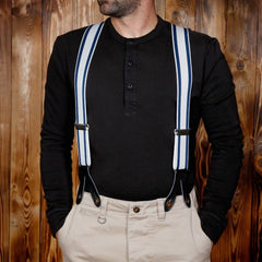Pike Brothers1937 Heavy Duty suspenders blueBracesBritish Parts Lucerne