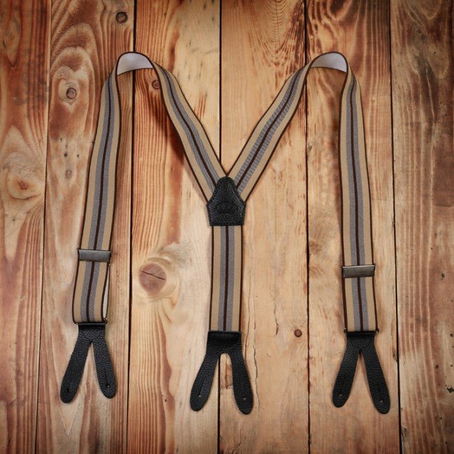 Pike Brothers1937 Heavy Duty suspenders brownBracesBritish Parts Lucerne