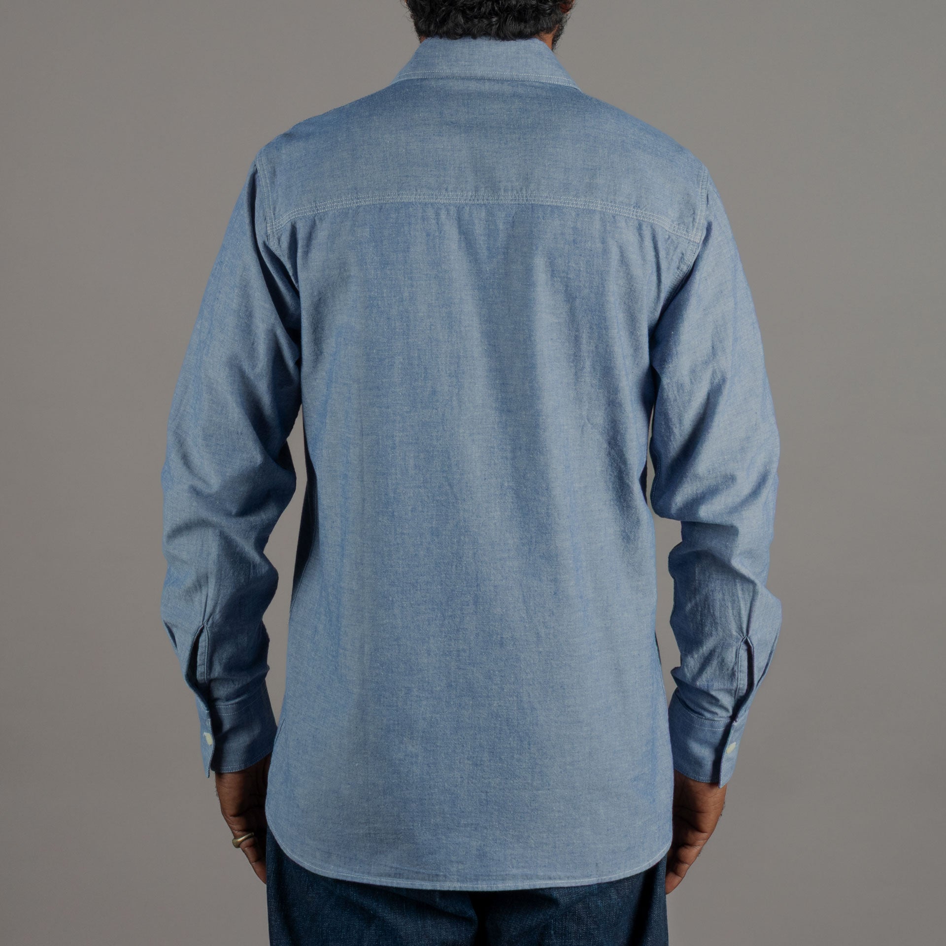 Pike Brothers1937 Roamer Shirt blue chambreyShirtBritish Parts Lucerne