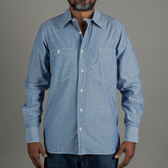 Pike Brothers1937 Roamer Shirt blue chambreyShirtBritish Parts Lucerne