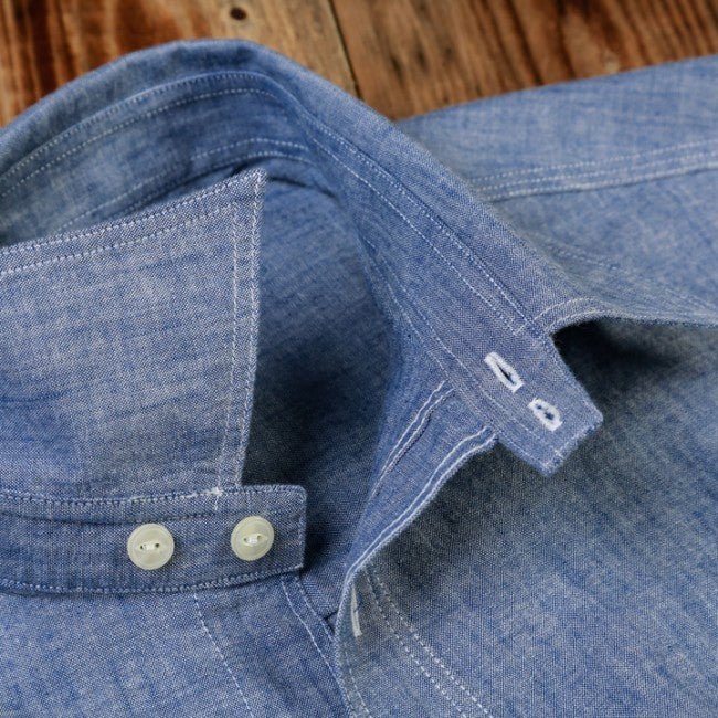 Pike Brothers1937 Roamer Shirt blue chambreyShirtBritish Parts Lucerne