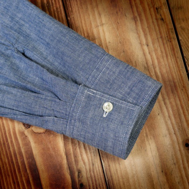 Pike Brothers1937 Roamer Shirt blue chambreyShirtBritish Parts Lucerne