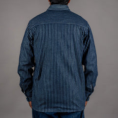 Pike Brothers1937 Roamer Shirt Blue Wabash DenimShirtBritish Parts Lucerne