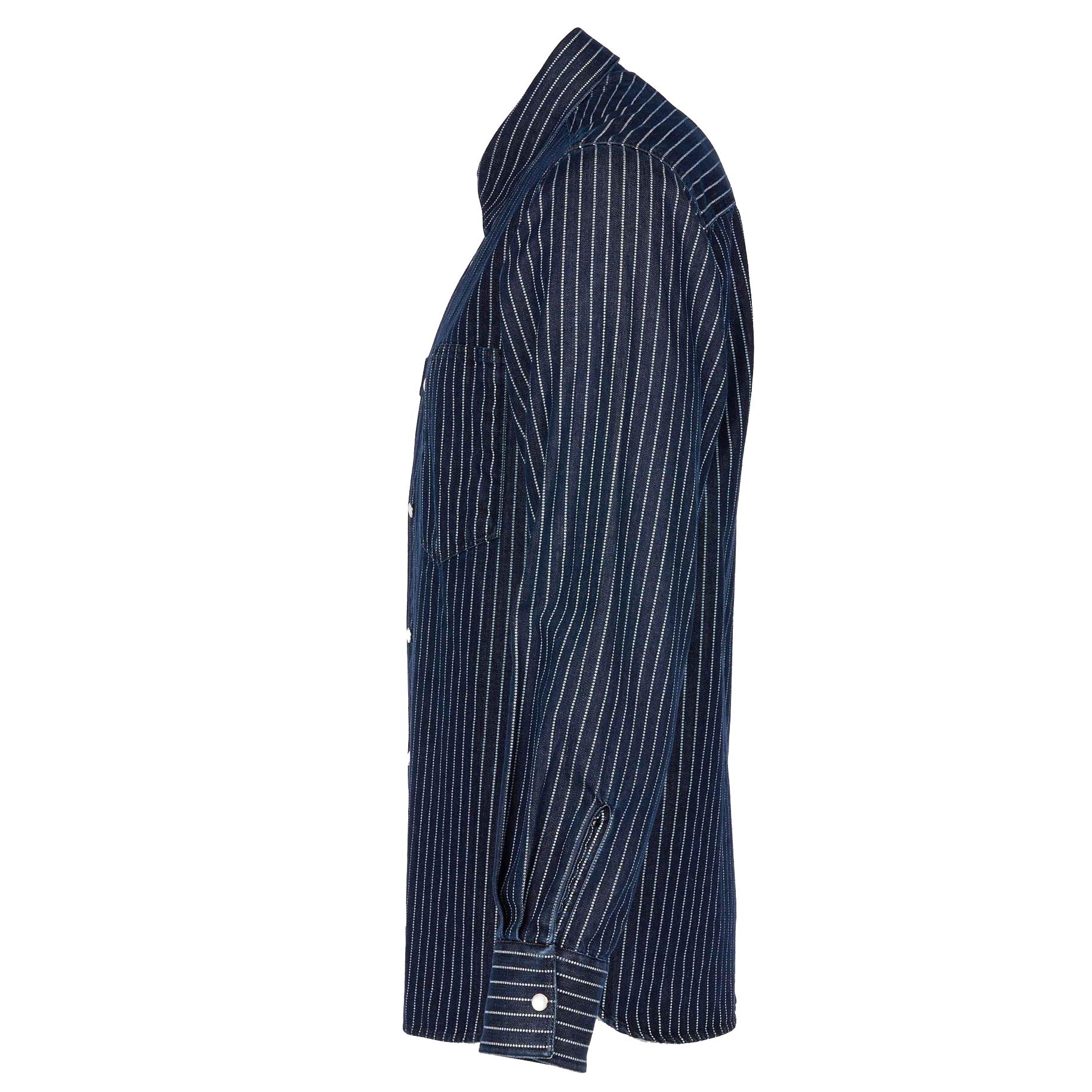 Pike Brothers1937 Roamer Shirt Blue Wabash DenimShirtBritish Parts Lucerne