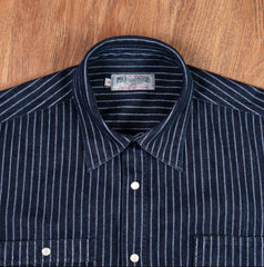 Pike Brothers1937 Roamer Shirt Blue Wabash DenimShirtBritish Parts Lucerne